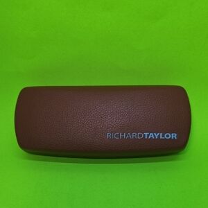 Richard Taylor Brown Clamshell Eyeglass Case (Case Only)